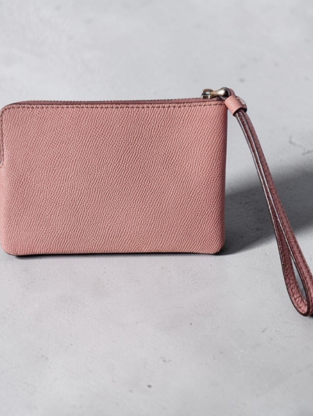 Coach Corner Zip Wristlet with Crossgrain Leather - Picture 8 of 8